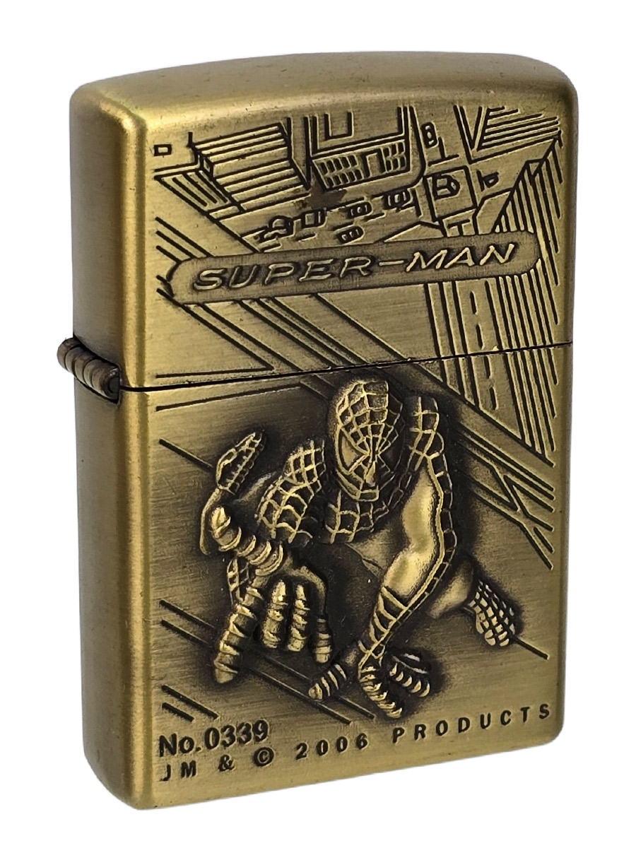 Зажигалка бензиновая Super-Man - фото 1 - rockbunker.ru