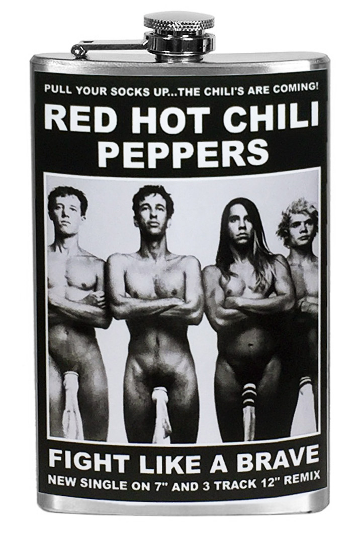 Фляга Red Hot Chili Peppers Figth Like A Brave 9oz - фото 1 - rockbunker.ru