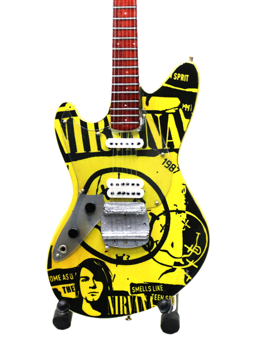 Сувенирная копия гитары Nirvana - фото 2 - rockbunker.ru