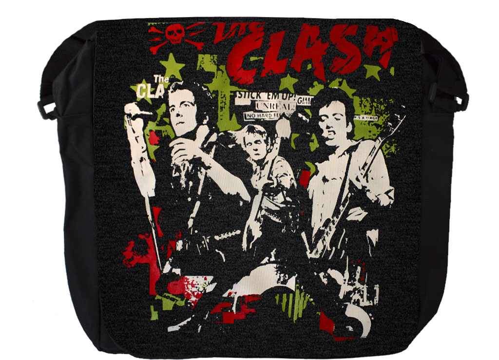 Сумка почтальонка The Clash - фото 1 - rockbunker.ru