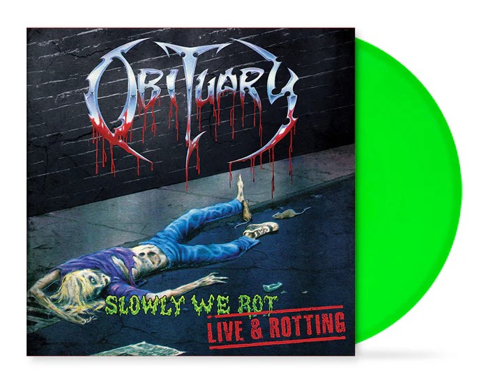Виниловая пластинка Obituary / Slowly We Rot - Live & Rotting (Slime Green Vinyl) (LP) - фото 1 - rockbunker.ru