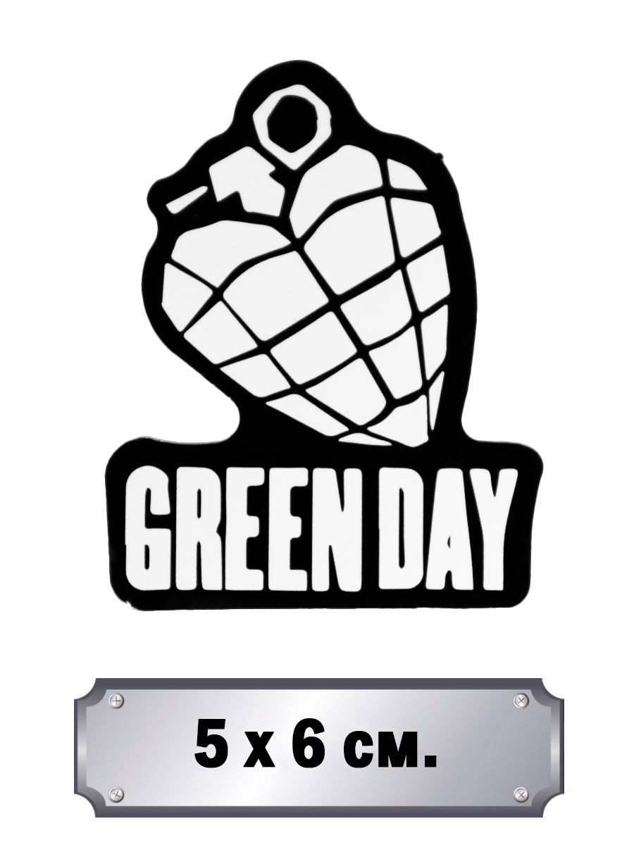 Стикер Green Day - фото 1 - rockbunker.ru