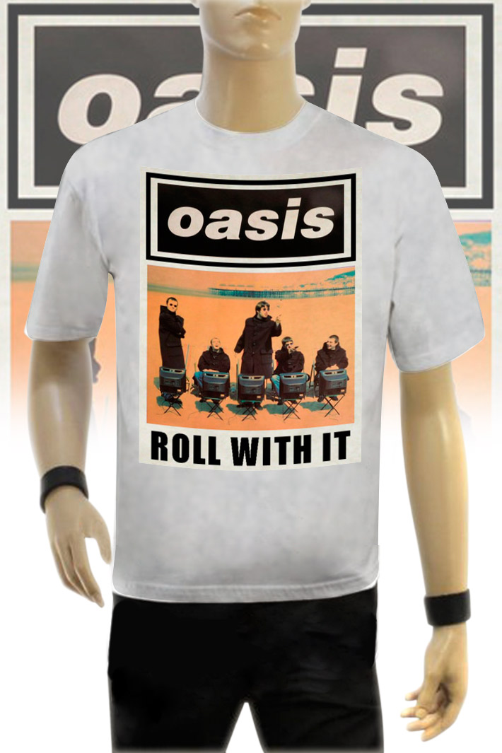 Футболка Oasis Roll With It - фото 1 - rockbunker.ru