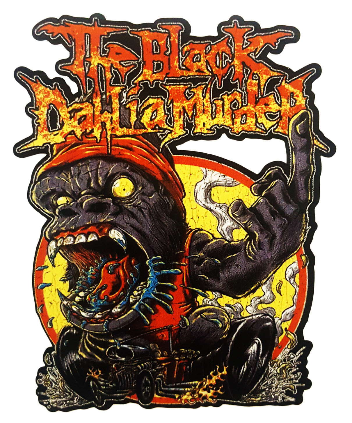 Наклейка-стикер The Black Dahila Murder - фото 1 - rockbunker.ru