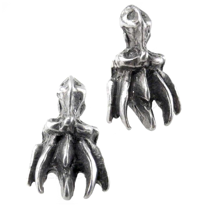 Серьги Alchemy Gothic E340 Dragons Lure Head Stud - фото 1 - rockbunker.ru