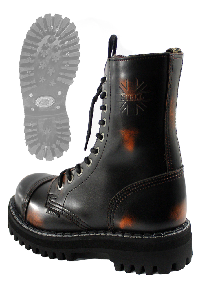 Зимние ботинки Steel 105-106 Grunge-Orange - фото 3 - rockbunker.ru