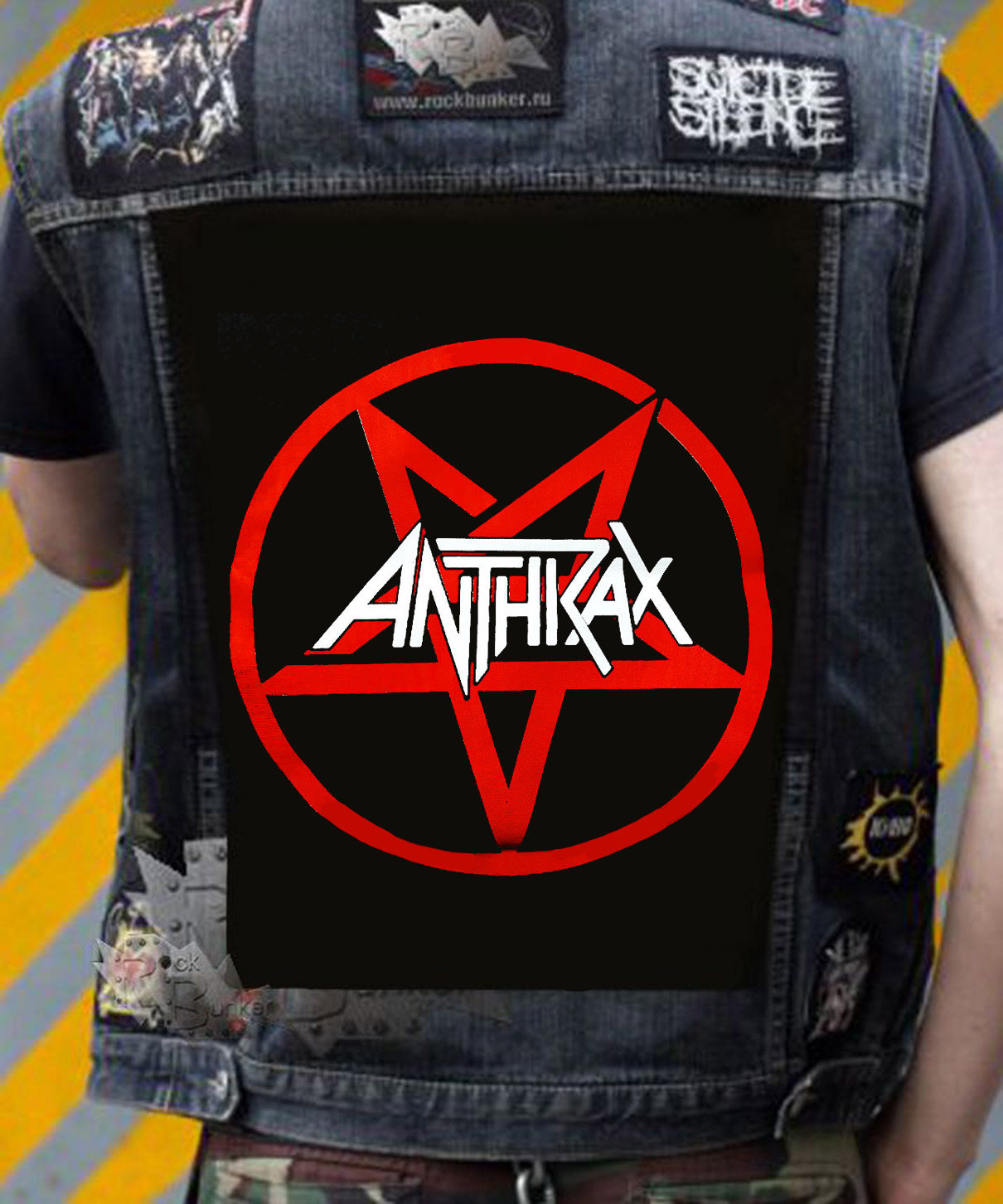 Нашивка Anthrax - фото 1 - rockbunker.ru
