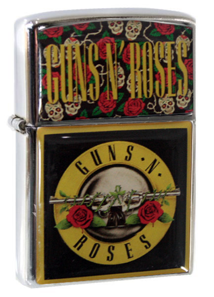 Зажигалка RockMerch Guns n Roses - фото 1 - rockbunker.ru