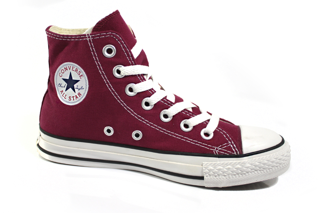 Кеды Converse All Star Classic Burgundy 7 блоков бордовые - фото 1 - rockbunker.ru