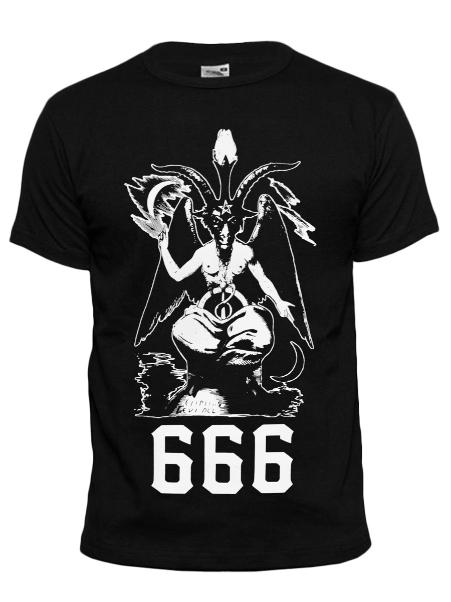 Футболка 666 - фото 1 - rockbunker.ru