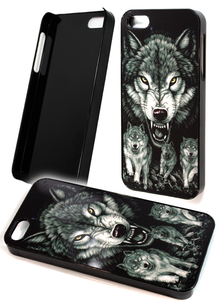 Чехол RockMerch для Apple iPhone с волками - фото 2 - rockbunker.ru