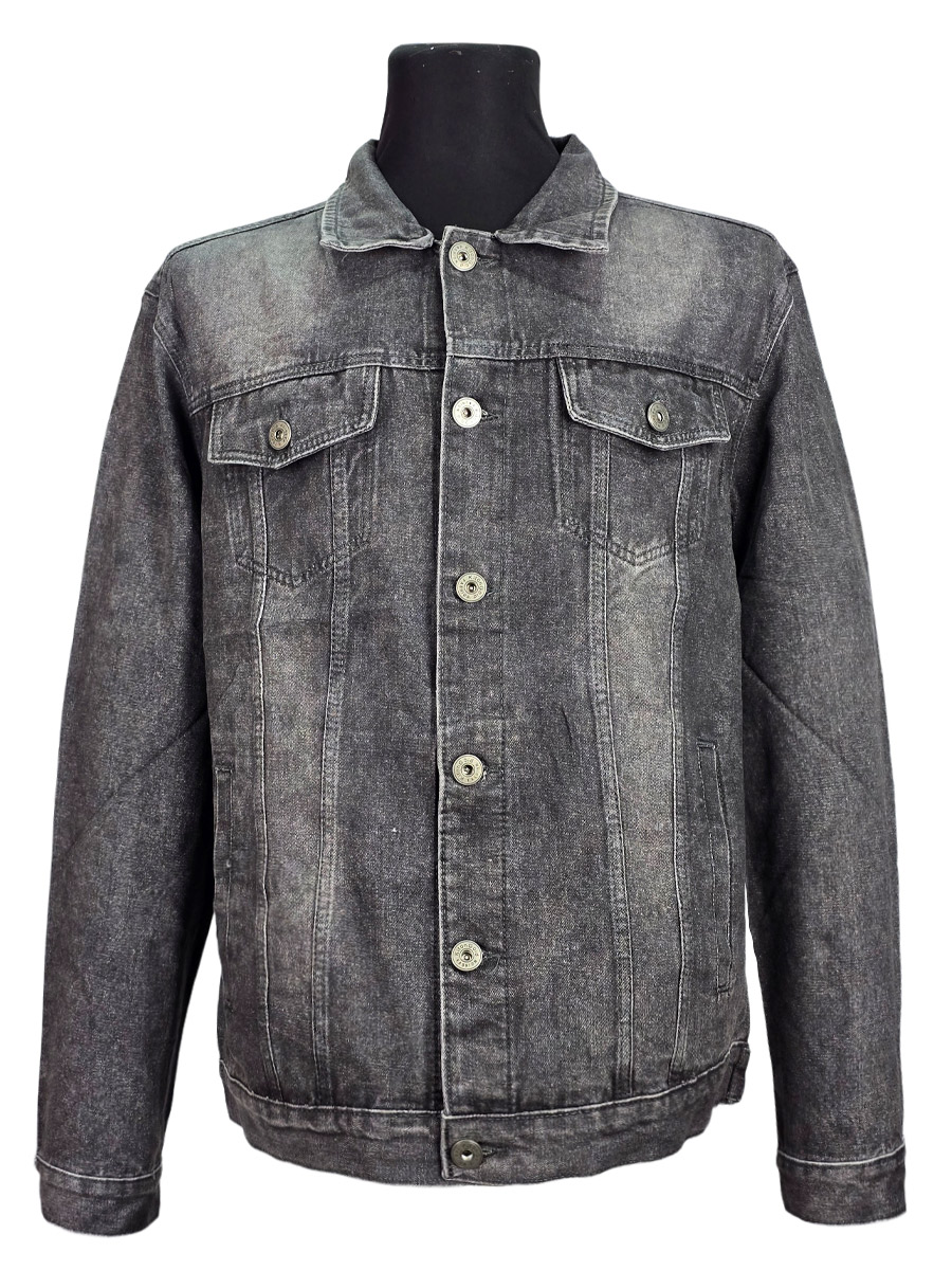 Куртка Джинсовая Серая - фото 1 - rockbunker.ru