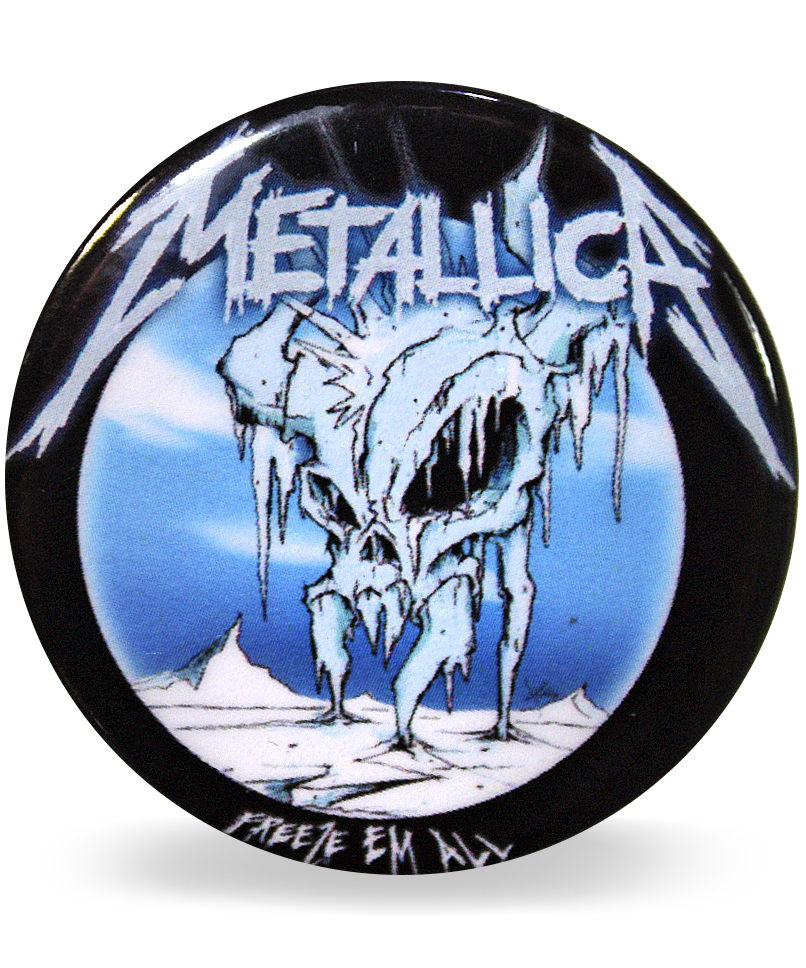 Значок RockMerch Metallica - фото 1 - rockbunker.ru