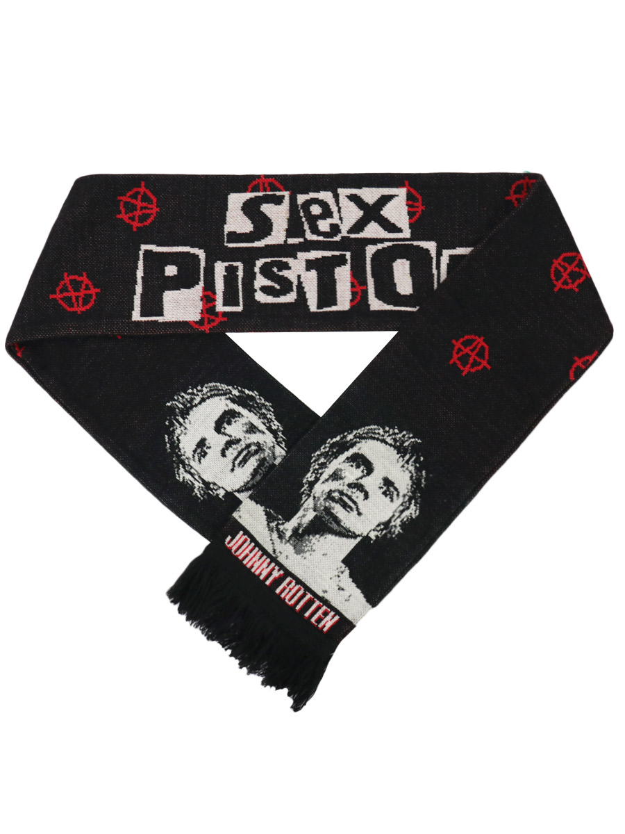 Шарф зимний Sex Pistols - фото 1 - rockbunker.ru