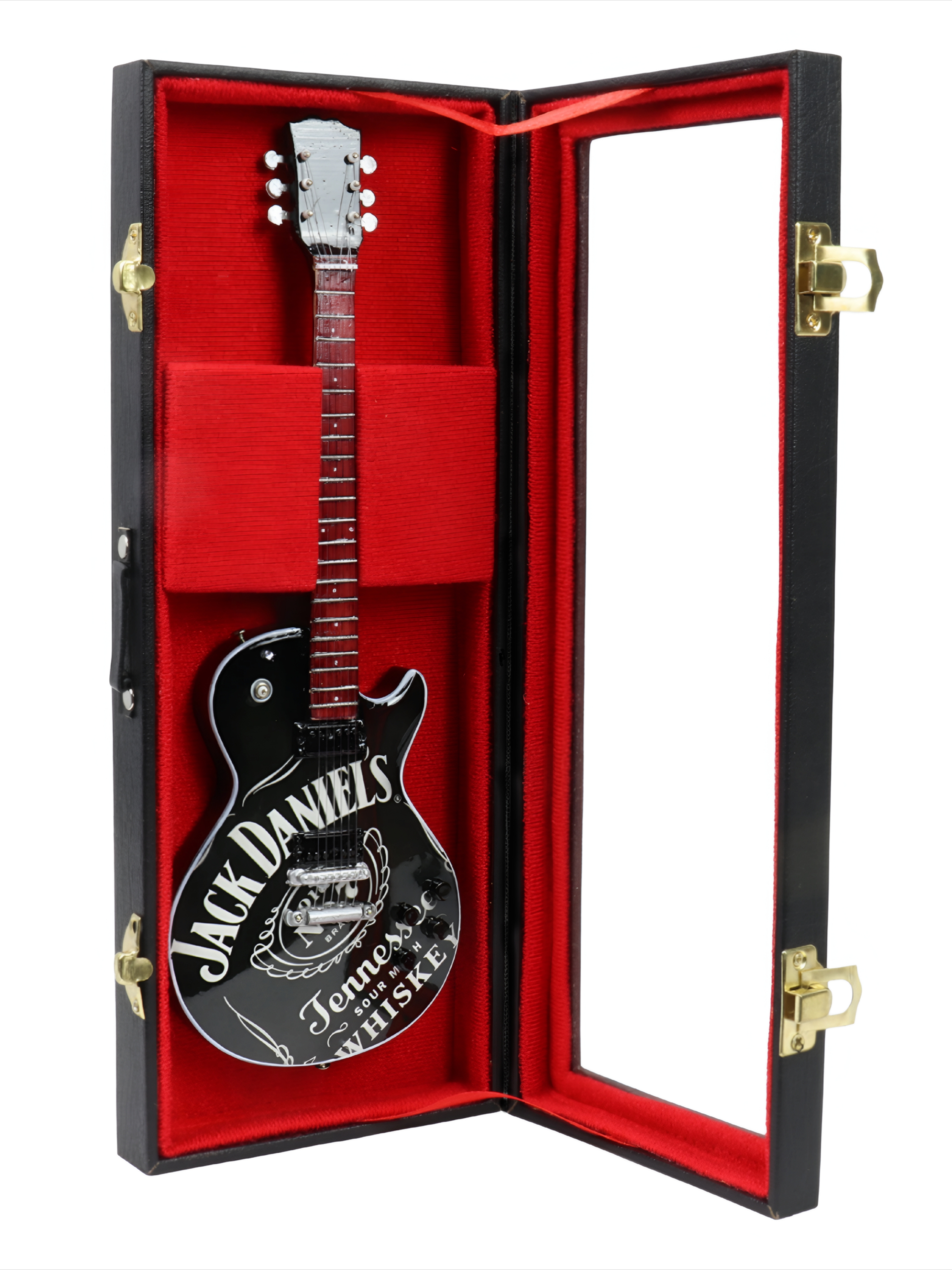 Сувенирная копия гитары в кейсе  Jack Daniels 2 - фото 1 - rockbunker.ru