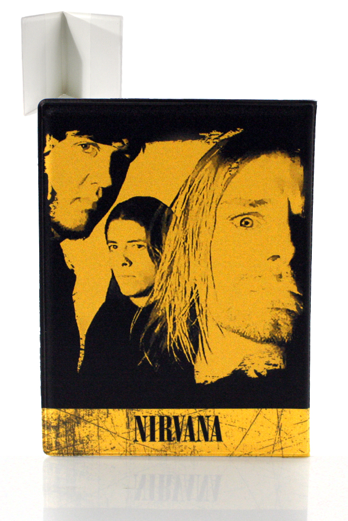 Обложка на паспорт RockMerch Nirvana - фото 2 - rockbunker.ru
