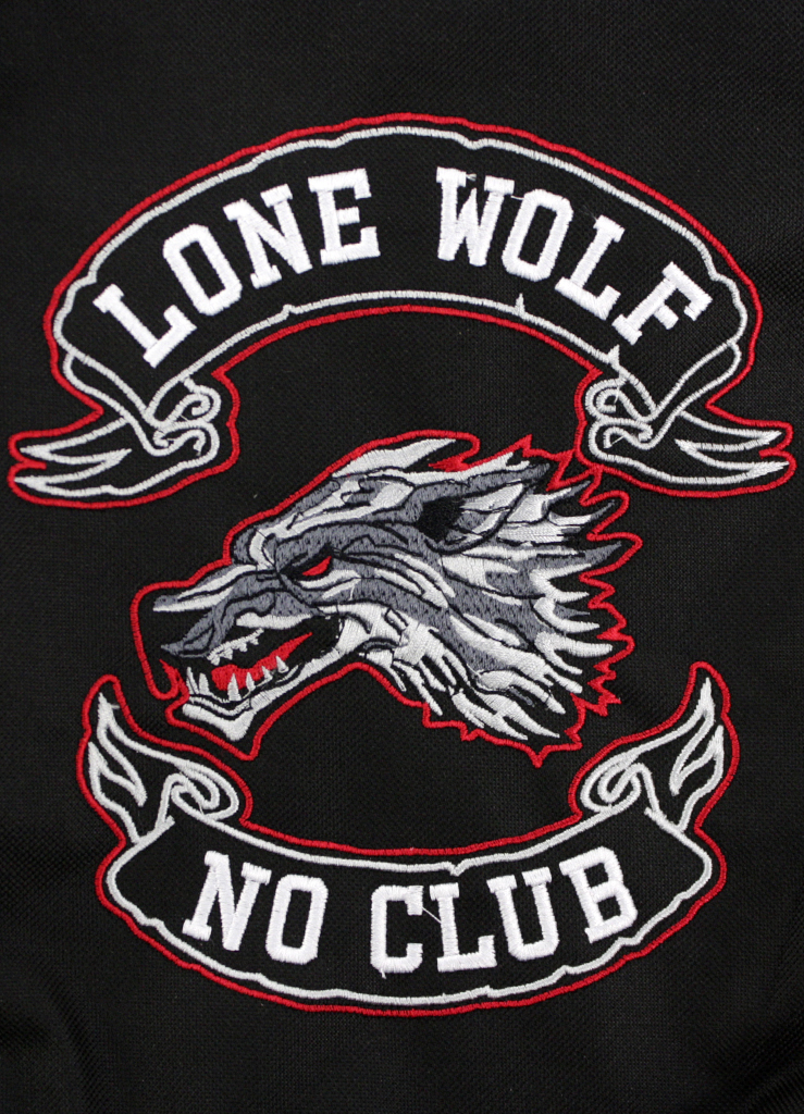 Рюкзак Lone wolf No club текстильный - фото 2 - rockbunker.ru