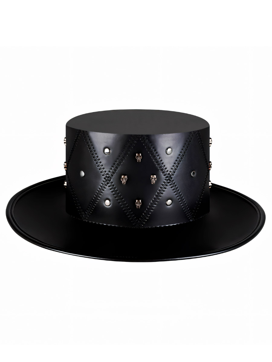 Стимпанк Шляпа Черепки - фото 1 - rockbunker.ru