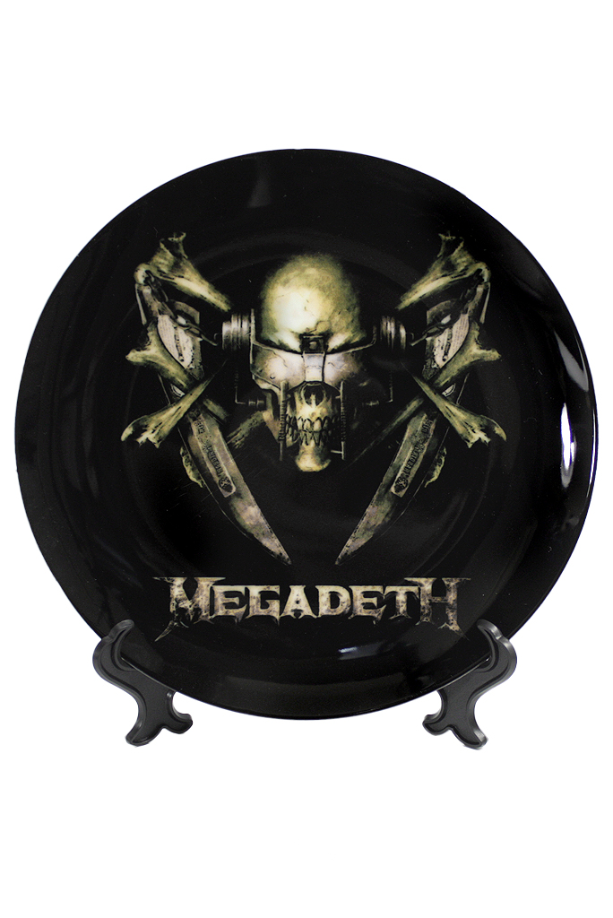 Тарелка Megadeth - фото 1 - rockbunker.ru