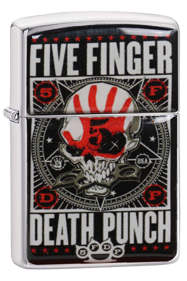 Зажигалка RockMerch Five Finger Death Punch - фото 1 - rockbunker.ru