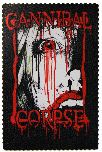Кожаная нашивка Cannibal Corpse - фото 1 - rockbunker.ru