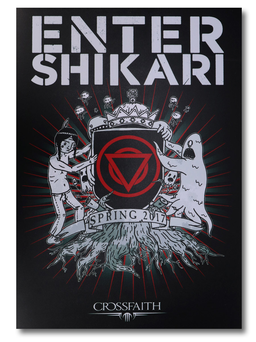 Плакат пластиковый Enter Shikari Crossfaith - фото 1 - rockbunker.ru