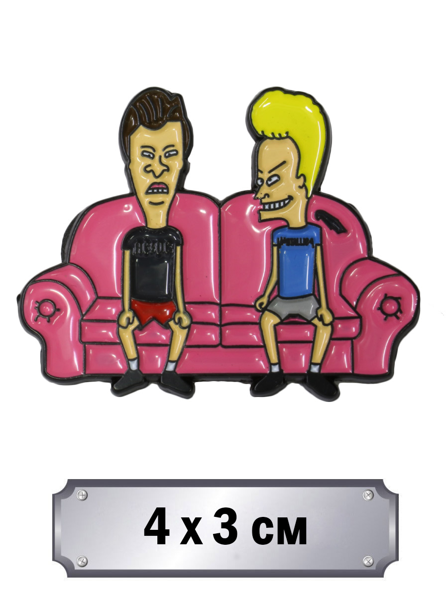 Значок Beavis And Butthead - фото 1 - rockbunker.ru