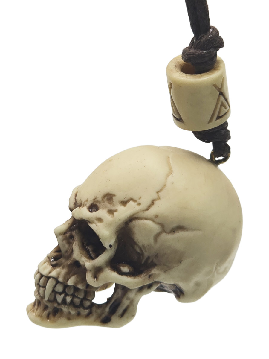 Кулон Череп Вампира - фото 2 - rockbunker.ru