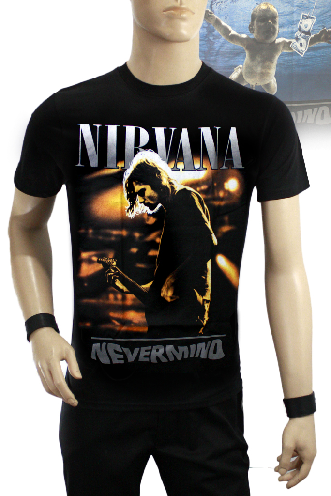 Футболка Nirvana Nevermind - фото 1 - rockbunker.ru