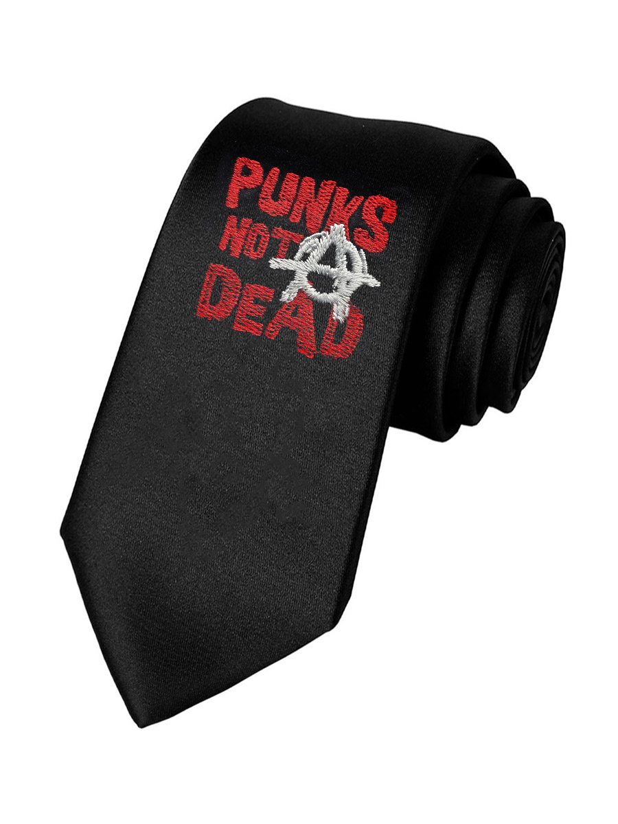 Галстук Punk’s Not Dead  - фото 1 - rockbunker.ru
