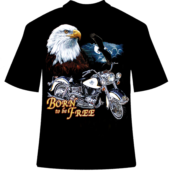 Футболка Rock Eagle Born to be free - фото 1 - rockbunker.ru