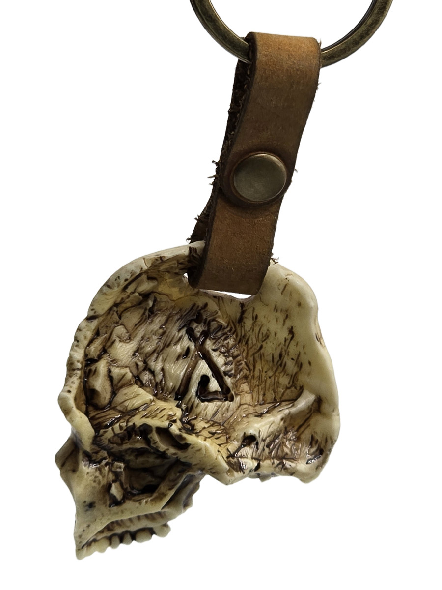 Брелок Череп без Челюсти - фото 2 - rockbunker.ru