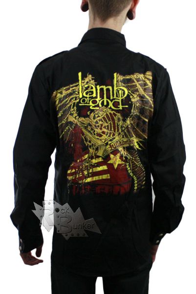Рубашка Lamb of God - фото 3 - rockbunker.ru