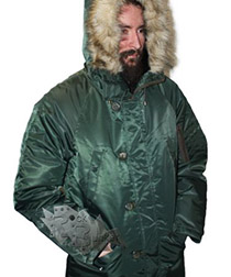 Куртка Аляска зеленая - фото 1 - rockbunker.ru