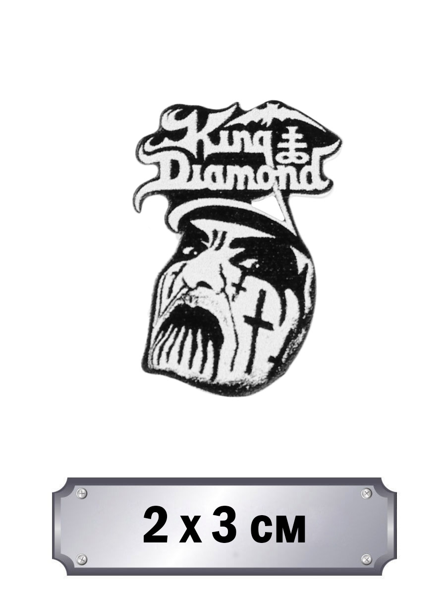 Значок-пин King Diamond - фото 1 - rockbunker.ru