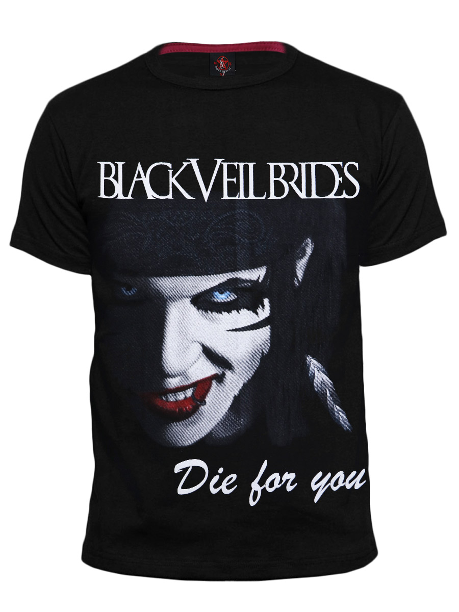 Футболка RockMerch Black Veil Brides Die for you - фото 1 - rockbunker.ru