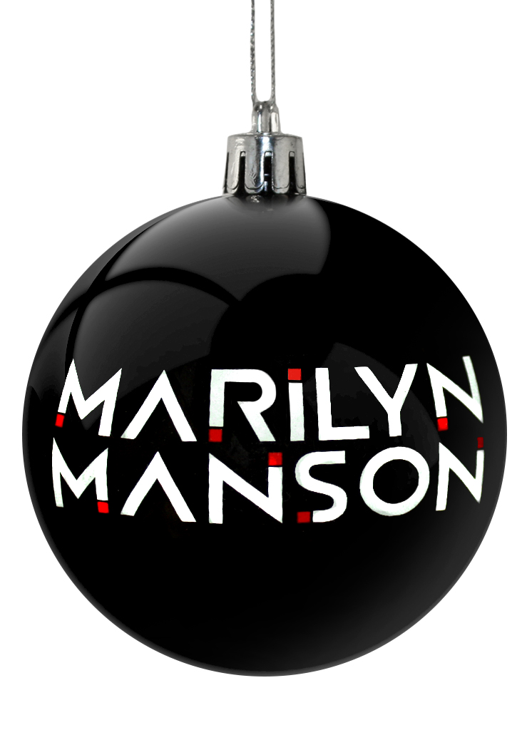 Елочный шар RockMerch Marilyn Manson - фото 1 - rockbunker.ru