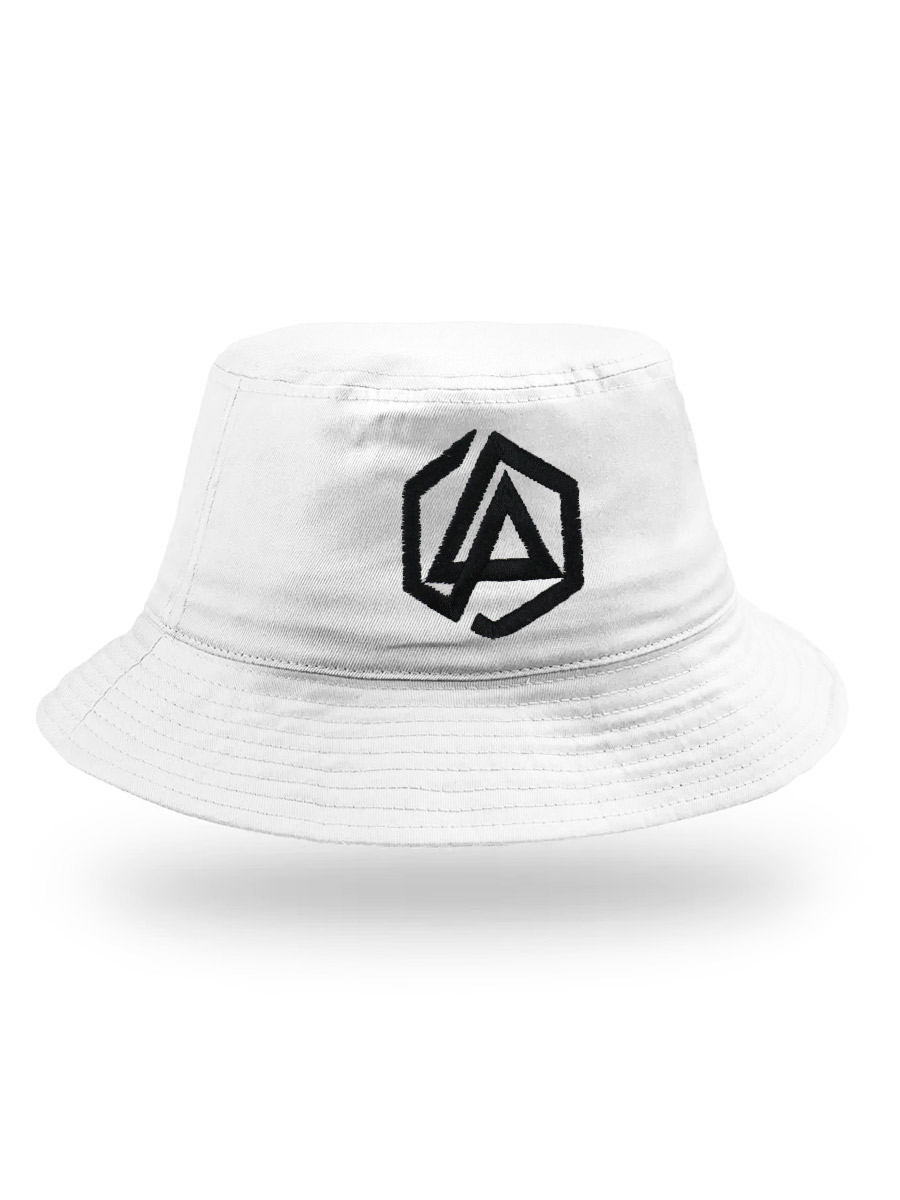 Панама RockMerch Linkin Park белая - фото 1 - rockbunker.ru