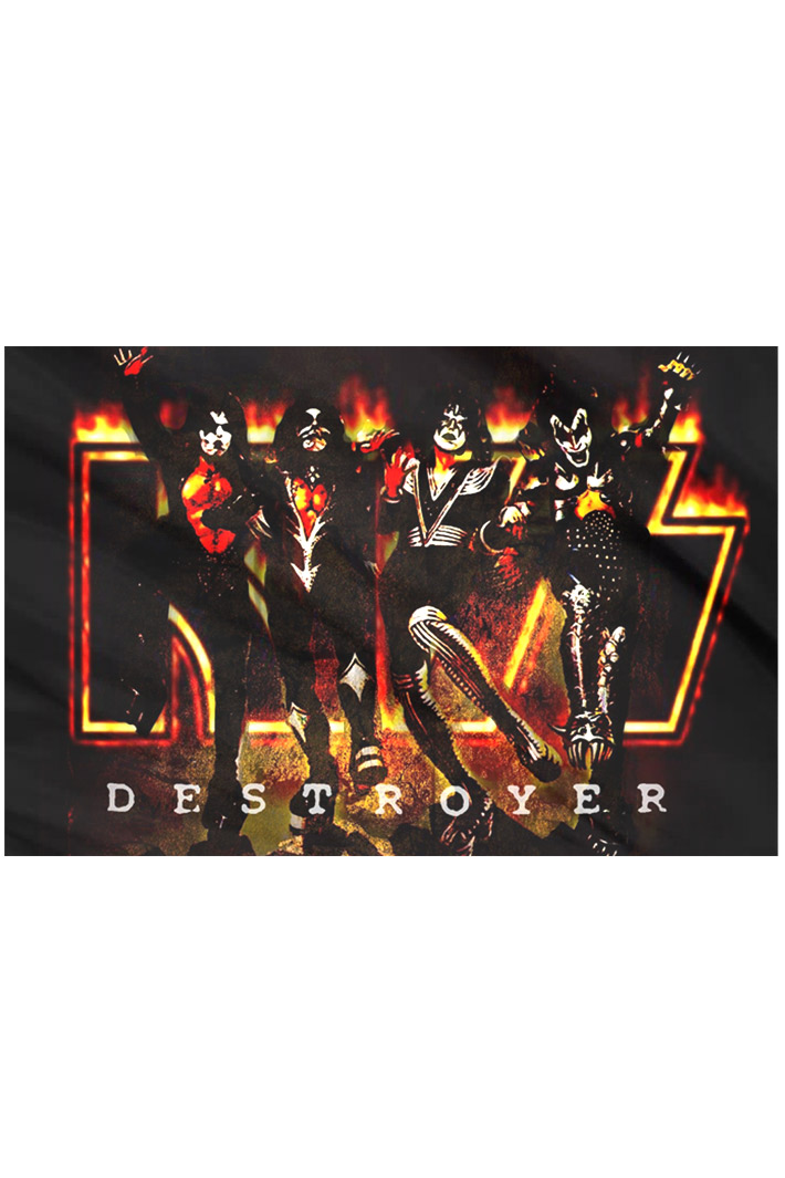 Флаг KISS Destroyer - фото 2 - rockbunker.ru