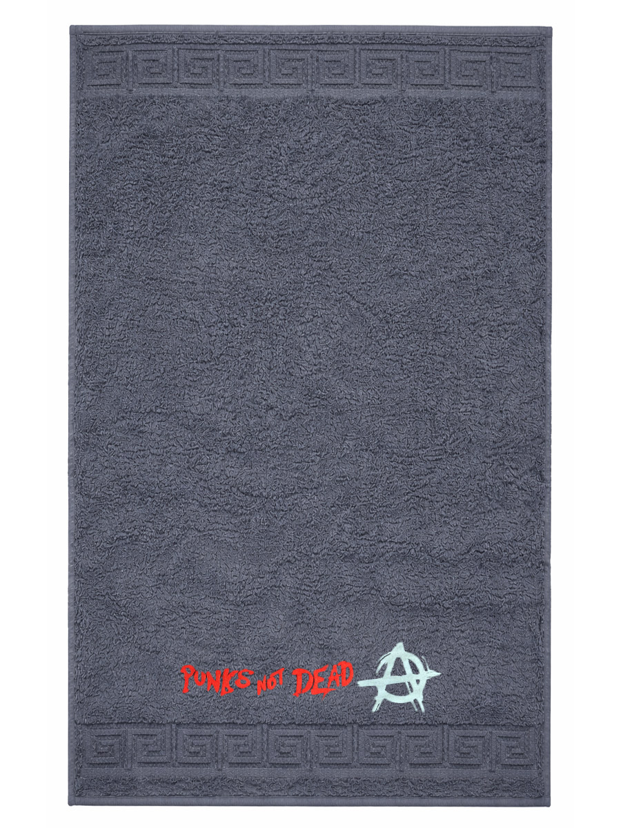 Полотенце Rock Merch Большое Punk’s Not Dead - фото 1 - rockbunker.ru