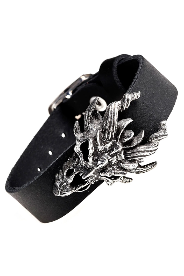 Браслет Alchemy Gothic A137 Dragon Skull - фото 1 - rockbunker.ru