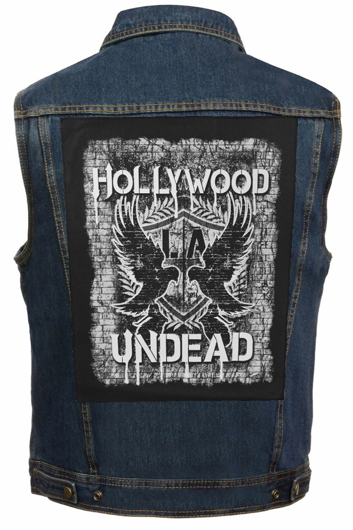 Нашивка Hollywood Undead - фото 2 - rockbunker.ru