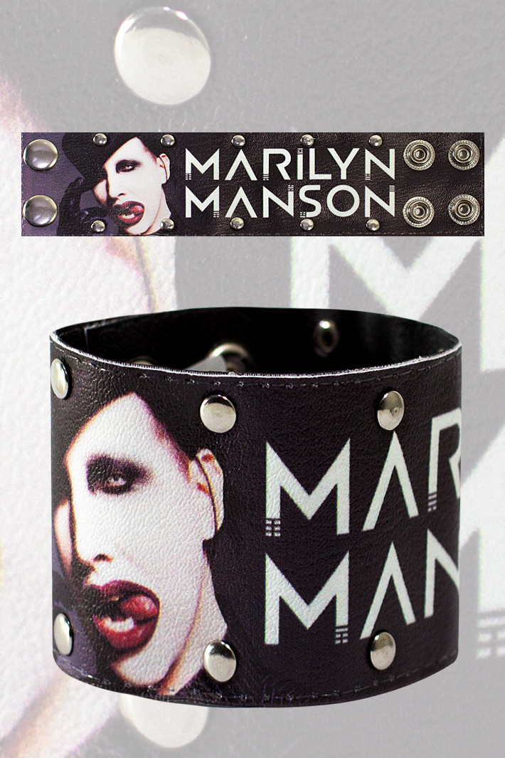 Браслет Marilyn Manson - фото 1 - rockbunker.ru