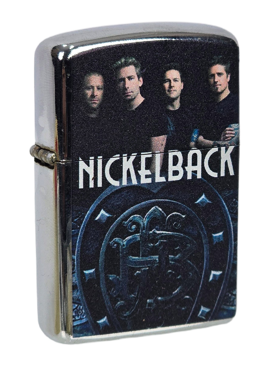 Зажигалка RockMerch с принтом Nickelback - фото 1 - rockbunker.ru