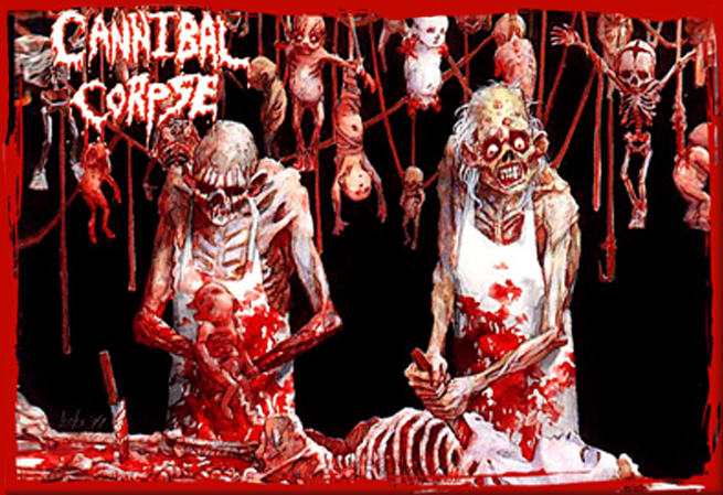 Магнит RockMerch Cannibal Corpse - фото 1 - rockbunker.ru