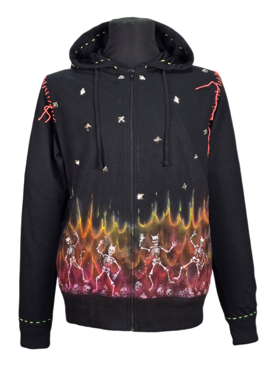 Толстовка кастомная Bones - фото 1 - rockbunker.ru