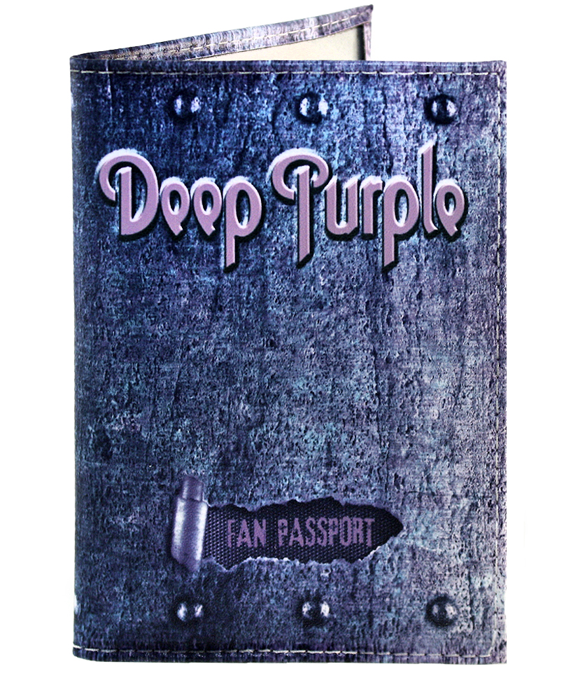 Обложка на паспорт RockMerch Deep Purple - фото 1 - rockbunker.ru