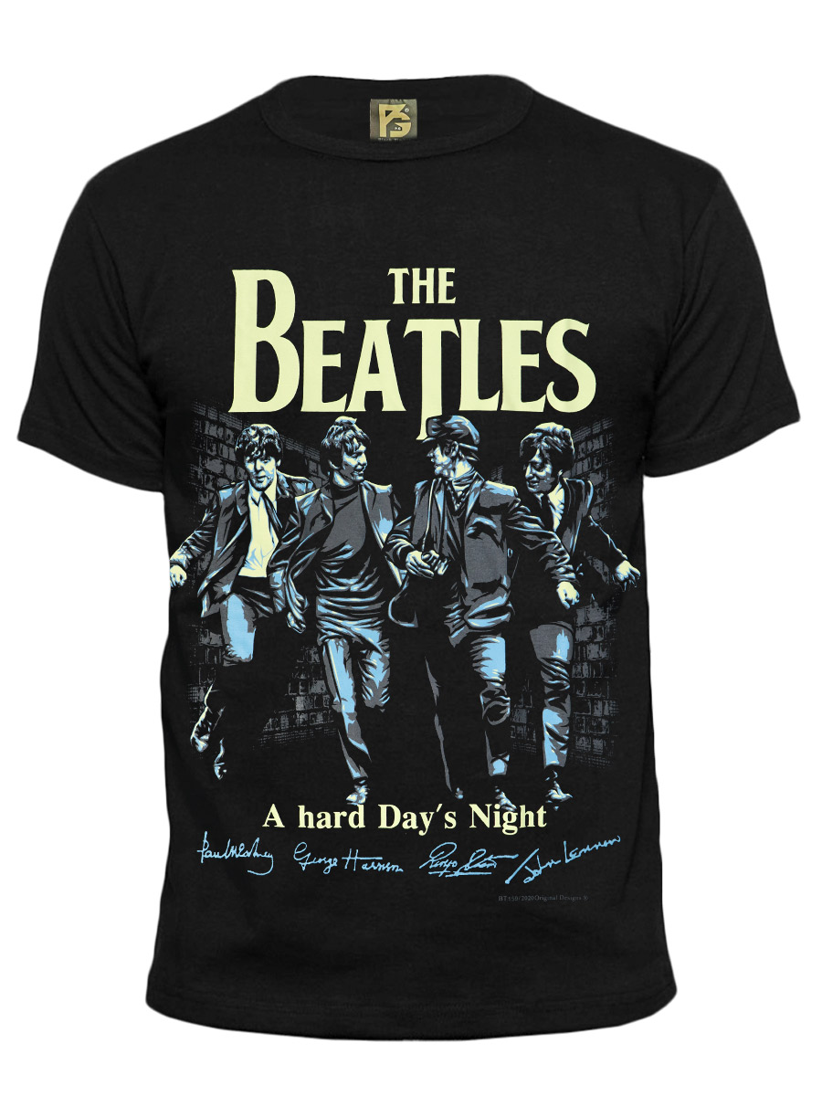 Футболка Black Timber The Beatles - фото 1 - rockbunker.ru