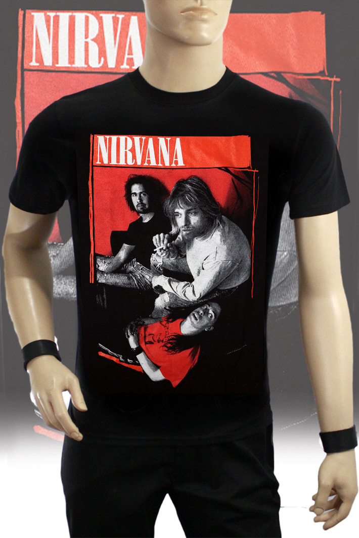 Футболка Hot Rock Nirvana - фото 1 - rockbunker.ru