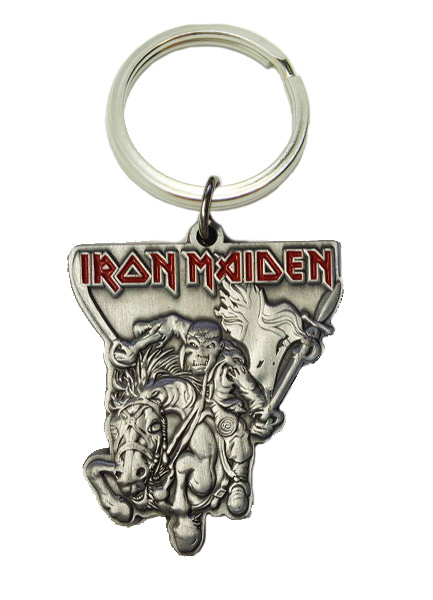 Брелок Iron Maiden - фото 1 - rockbunker.ru